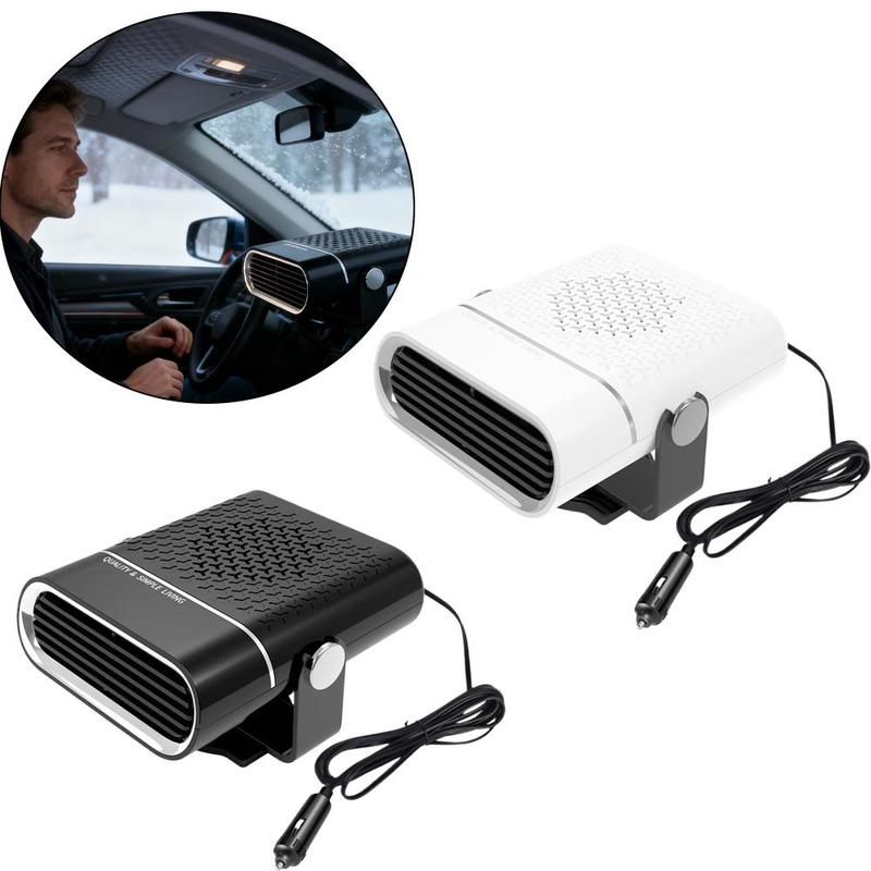 12V 120W Portable Car Heater Automatic Fast Heating Fans Air Conditioning Winter Window Windshield Defogging Defrosting