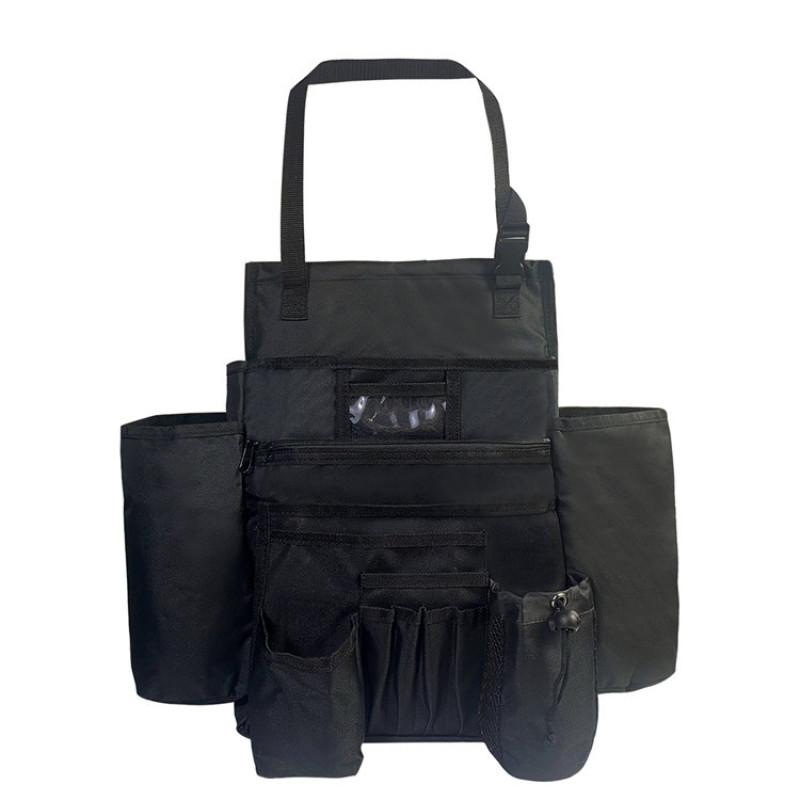 Organizer na przednie siedzenie samochodu Torba do przechowywania oparcia z wieloma kieszeniami Przegrody Regulowane ramię