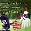 Nishihaya Golf Glove Drying Hanger Set Golf Glove Holder 2 - (Pink & Blue, Pairs)