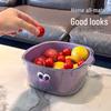 Double-Layer Fruit and Vegetable Draining Basket