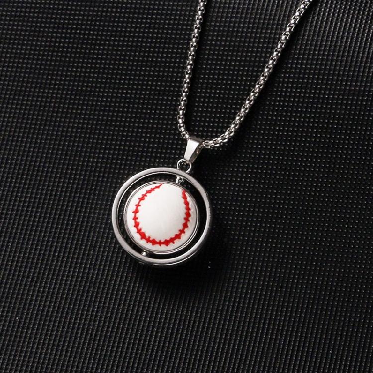 Stylish Rotating Sports Ball Accessory On A Sturdy Chain Crafted From Sturdy Stainless Steel For Fitness Enthusiasts