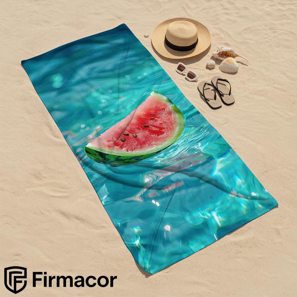 Watermelon Pool Slice Microfiber Beach Towel Quick Dry Sand Free Oversized Soft Absorbent Bath Towel for Swimming Pool Travel