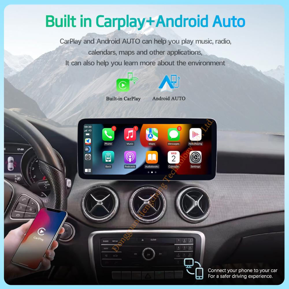 10.25/12.3Inch Android13 For Mercedes Benz GLA CLA A Class 2013-2018 GPS Navigation CarPlay 4G 360Camera Car Multimedia Player