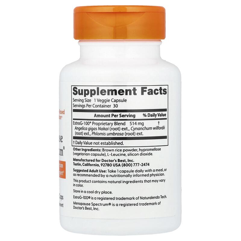 Menopause Spectrum®, 30 Veggie Caps