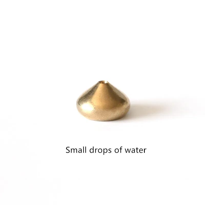1 Pcs Pure Copper Incense Holder Used For Incense Sticks Coil Bottles Gourd-shaped Copper Incense Holder