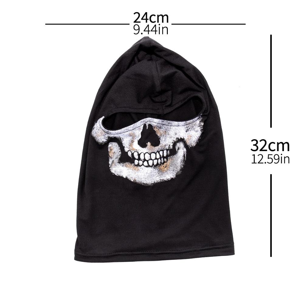 Motorcycles Bicycle Ski Skull Balaclava Mask Cosplay Scary Ghost Face War Game Skeleton Riding Outdoor Headwear Windproof Masks