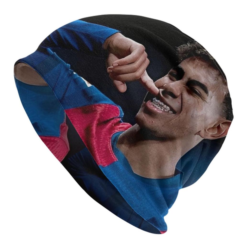 Lamined YYamal Caps Football Soccer Hip Hop Adult Outdoor Skullies Beanies Hats Spring Warm Dualuse Bonnet Hats