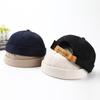 Men Women Brimless Skullcap Beanie Hat Autumn Winter Thin Landlord Cap Hip Hop Streetwear Docker Cap for Fashion Trendy