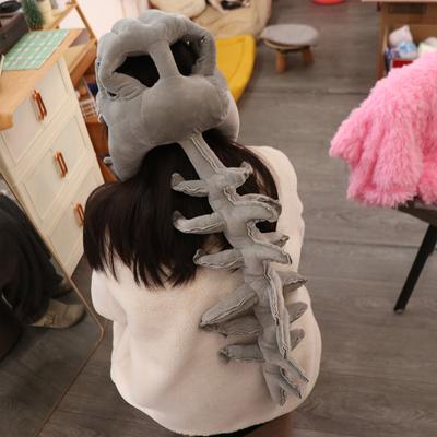 Lustige Dinosaurierskelett-Stofftiere 3D-Dinosaurierskelett-Kostümset Verkleidungs-Foto-Requisiten