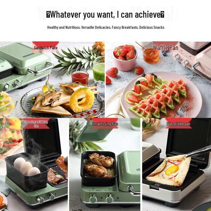 Morphy Richards MR9086 Multifunktionaler Frühstücksautomat mit zwei Zonen CN-Stecker (Adapter enthalten)