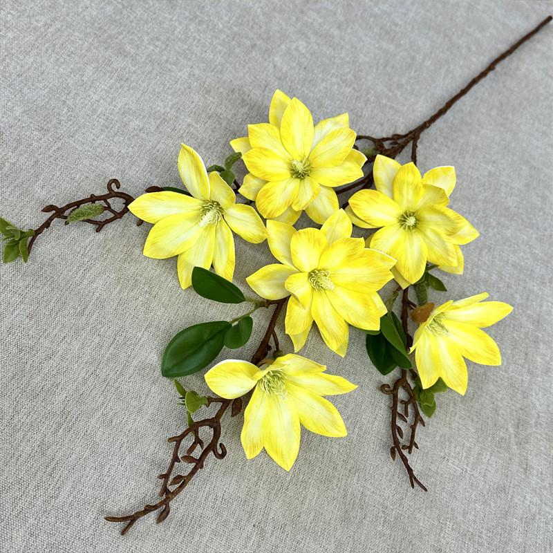 Plants Simulated Magnolia Wedding Hotel Restaurant Decoration Ornament Desktop