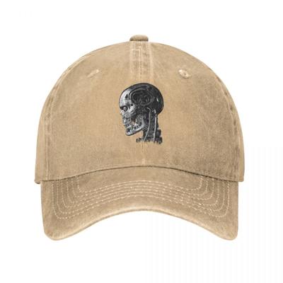 Terminator Robot Baseball Cap Fashion Distressed Denim Snapback Cap Unisex Women Outdoor Running Golf Hats Cap