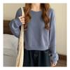 Navava Cropped Long Sleeve Solid T shirT nT1936