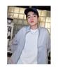 Saendeusaundeu (Unisex) Big Logo Check Combination Ball Cap Navy