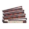Mahjong Tile Rack 4-Piece Anti-Slip Organizer Tortoiseshell Mahjong Rack Set For Players Seniors Hobbyists Game Room Family