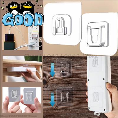 Cable Organizer Clips Double-Sided Adhesive Wall Hooks Hanger Strong Transparent Suction Cup Wall Holder for Kitchen