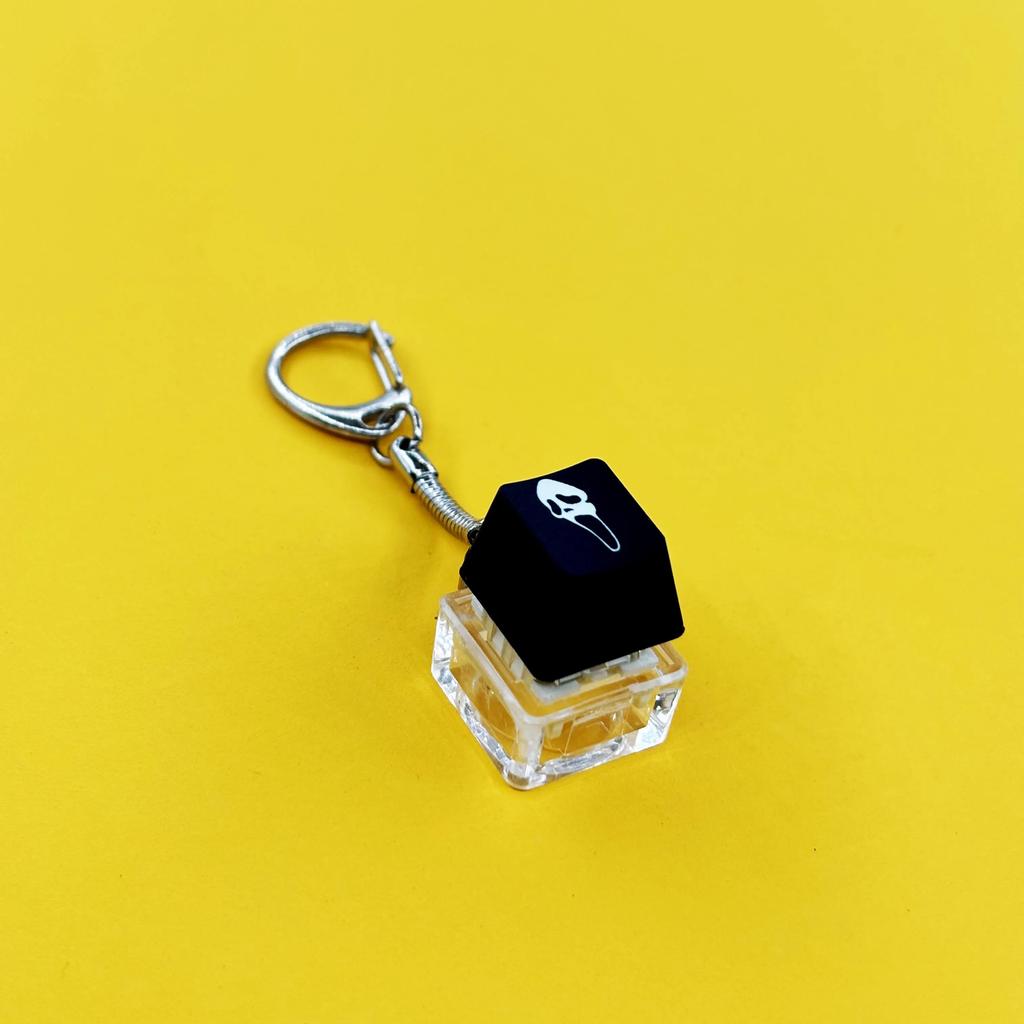 Keyboard Key Toy Party Stress Relief DIY Fidget Button Keycap Fidget Keychain Keyboard Keychain Toys Finger Keyboard
