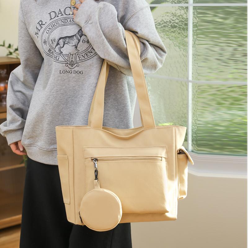 Cartable Femme Bandoulière Femme étudiant Sac à Bandoulière Grande Capacité Sac D'école Sac à Bandoulière