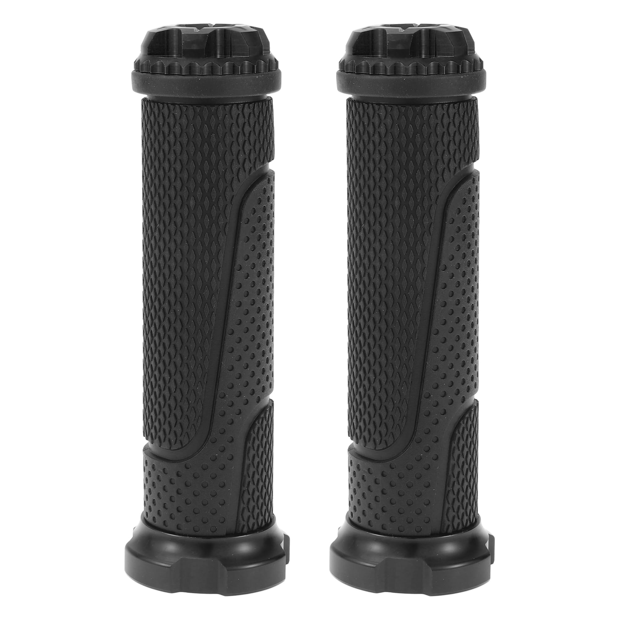 BULLSPANN Универсальные накладки на ручки руля мотоцикла, противоскользящие, из алюминиевого сплава и резины, для