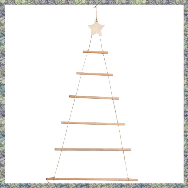 WON DIY Wooden Christmas Tree Wooden Wall Hanging Christmas Tree New Year Decoration For Home Ornaments