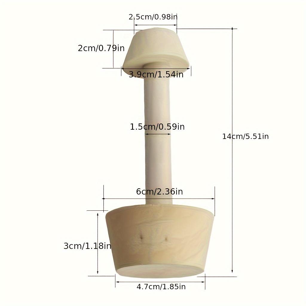 Dual-End Wooden Egg Tart Mold Premium Rolling Pin Set Perfect for Pies Pastries Baking Bottom Mold Food Prep Service Equipment