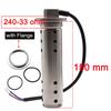 Sewage Level Gauge Sensor with Flange Water Meter Flange Magnetic Flow Sensor for Sewage Liquid Water Level Indicator 0-190 Ohm