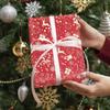 Funny Gift Wrap Christmas Wrapping Paper Set with Festive Patterns for Diy Crafts Presents Holiday Gift Wrap for Friends