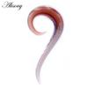 Alisouy 2PCS Red Glass Question Mark Ear Plugs Tunnels Spiral Taper Cartilage Earring Gauges Expander Stretcher Piercing Jewelry