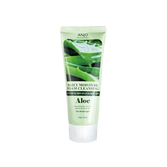 ANJO Daily Moisture Foam Cleansing 100ml (6 Types) (18 Options) # Aloe 100ml x 1pcs