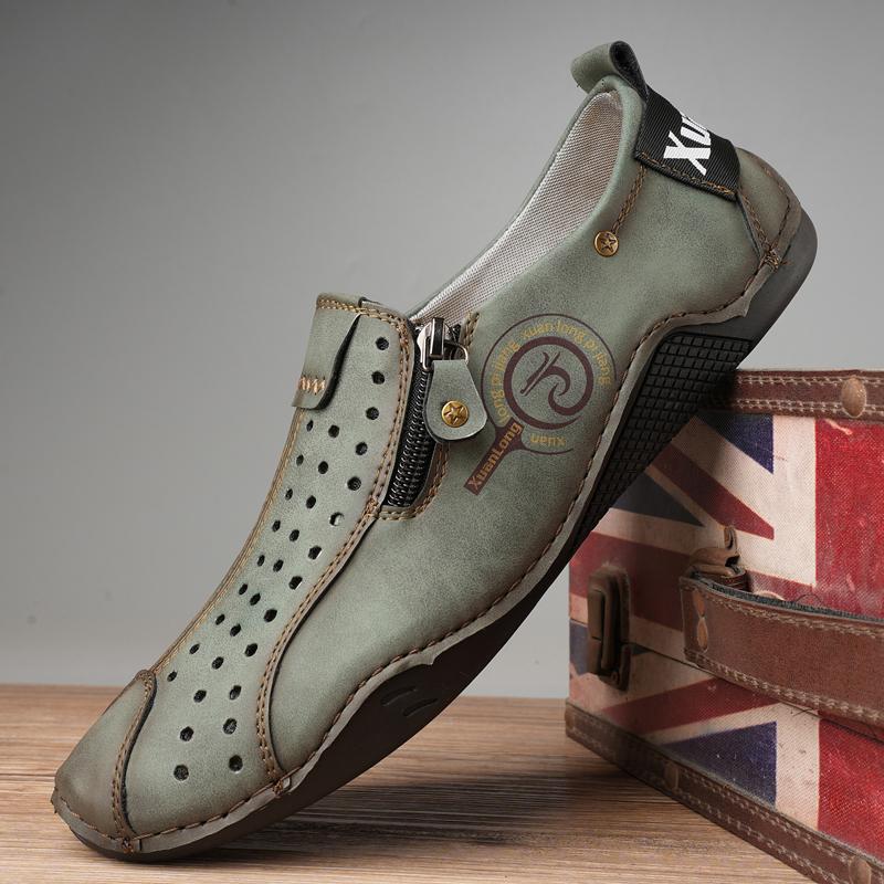 

Весенние новые дышащие и удобные популярные повседневные туфли Octopus Bean, классические мужские туфли для альпинизма на мягкой подошве 48 армия зеленый