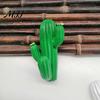 Resin Wall Hooks Cute Cactus Adhesive Hook, Nail-Free Strong Load-Bearing Hanger, Decorative Hangers Mount Organizer for Kitchen Towels Keys