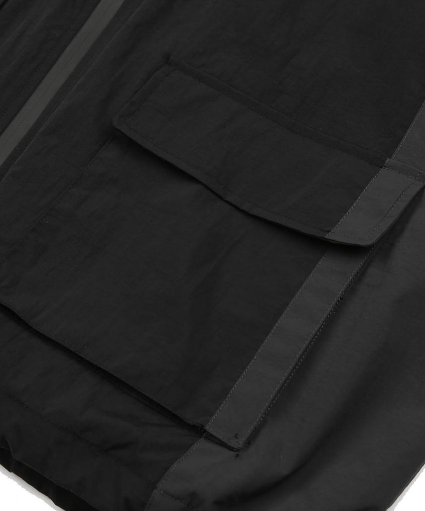 Dimitri Black Vlad 2Way Authentic Hooded Windbreaker Jacket_Charcoal/Black
