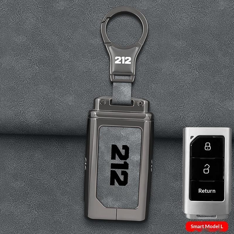 Für Baic Baw Beijing 212 T01 Zinklegierung Leder Anti-Drop Anti-Kratzer Schlüsselanhänger Hülle Schlüsselanhänger Anti-Kratzer Auto Zubehör