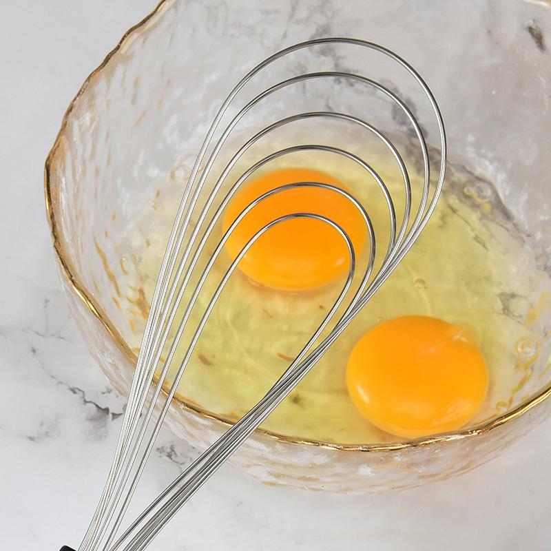 Fan-shaped Manual Egg Beater Sector Whisk Cream Mixer Stainless Steel Egg Whisk Stirring Mixing Sector Coil Style Egg Tool Home