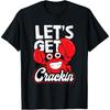 Let's Get Crackin - Funny Crab Eater Seafood Lover Crab Boil Cotton Men T Shirt S