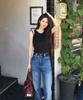 Diff Hobo Bag S Shine (Burgundy)