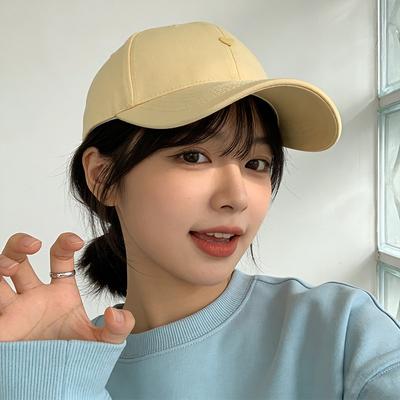 Versatile Sunscreen Hat, Solid Color Temperament, Face-showing Small Visor, Korean Version of Premium Cap