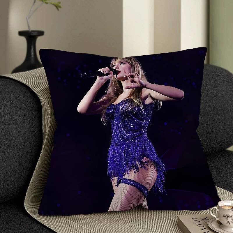 T-Taylor-Swifts Singer Pillowcase Toon Gift Cushion Cover Bedroom Home Sofa Chair Seat Decor Pillow Case