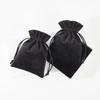 1PC Velvet Drawstring Bag 9*15cm Suede Flannel Gift Storage Pouch Makeup Organizer