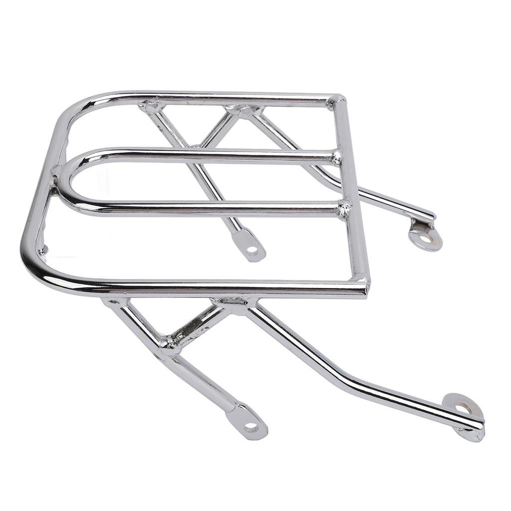 Motorcycle Front Luggage Rack Stainless Steel Polishing Surface Rustproof Cargo Holder Shelf for