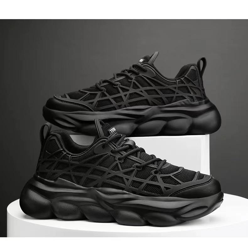 

Мужские кроссовки Дышащая повседневная спортивная обувь Мужские кроссовки 2024 44 чёрный