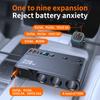 228W 9 In 1 Car Charger Adapter Charge Independent Switches PD36W/45W QC3.0 18W 3 Socket Cigarette Lighter Splitter with Voltage