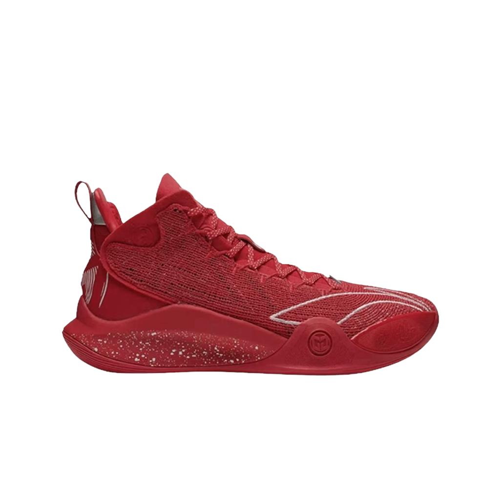 Li-Ning CJ-1 Mid Play Off Men Sneakers Red Flame-Red Standard-White ABAR019-7