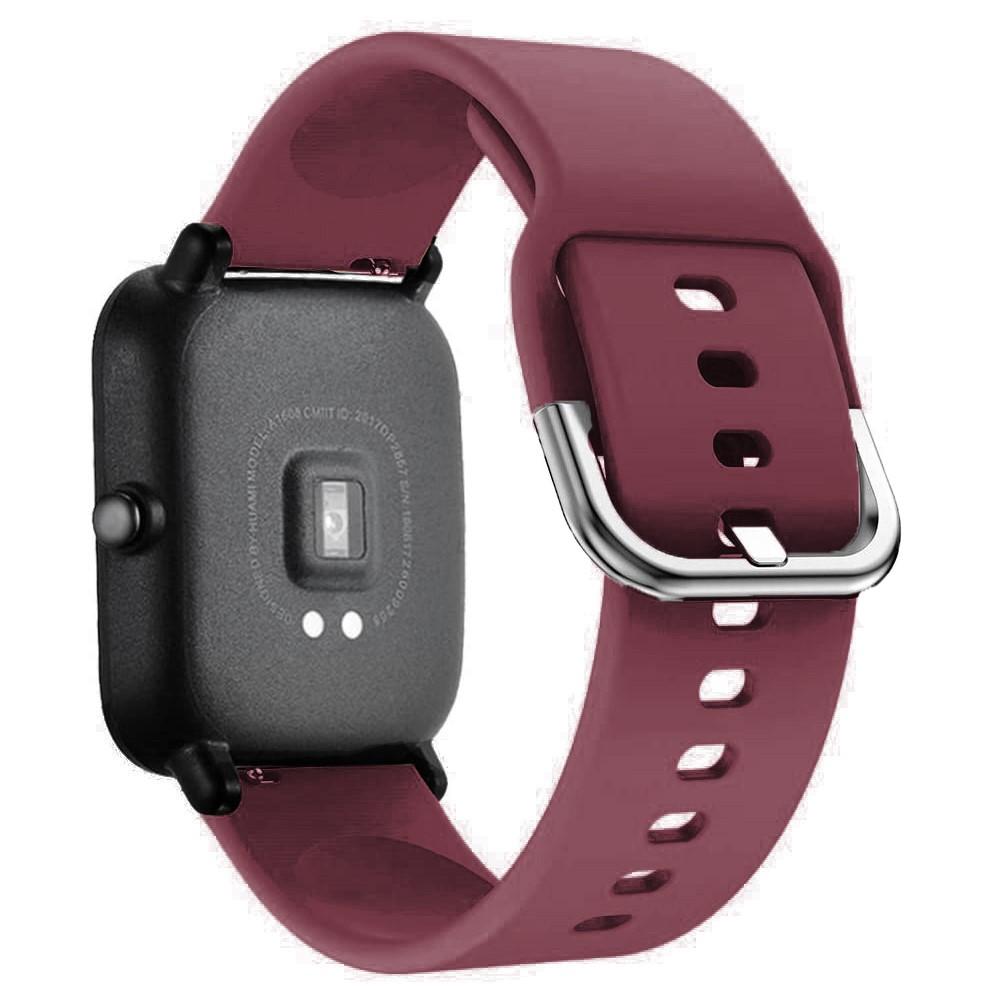 20mm 22mm Watch Straps For Amazfit GTS/2/2e/4/3/GTS2 Mini/GTR 4/47mm/GTR2/2e/3 sport silicone Bracelet Amazfit bip 6 5 3 U band