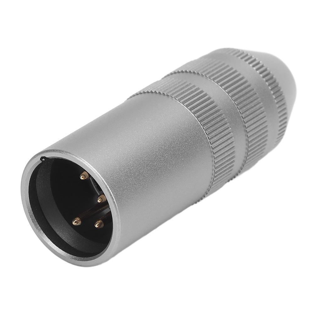 Plug and Play 4Pin XLR Male to 4.4mm Balanced Female Adapter Portable Audio Adapter  Active Speaker