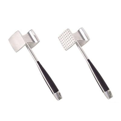 Stainless Steel Double-Sided Meat Hammer 4 Meat Bean Steak Tenderizer Hammer Knife Cooking Tools Household Small Tools