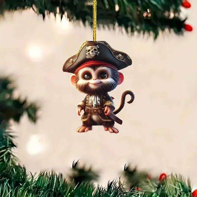 Cartoon Acrylic Charming Hanging Ornament For Car Festive Gift And Decoration Backpack