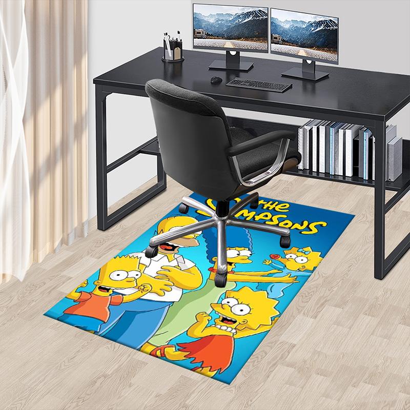 1pc Simpsons Family Adventure Carpet for Playroom Bedroom Living Room Sofa Home Decor,kids Game Area Rug Non-slip Floor Mat Y82654