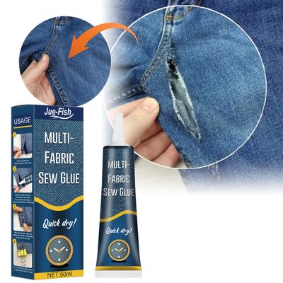 50ml wielofunkcyjny bezpieczny klej do szycia w płynie szybka naprawa klejenia do odzieży Denim Leather All Fabric