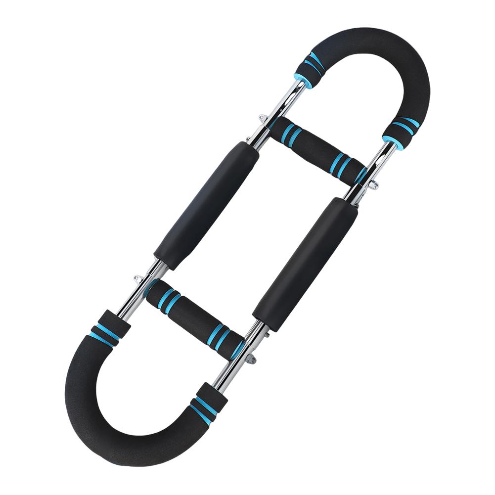

Тренажер для силы запястий Регулируемый U-образный тренажер для рук Домашний фитнес Эспандер для груди Твистер Эспандер для рук Кистевой эспандер Силы синий